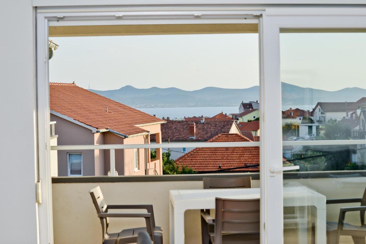 Apartmani Vidikovac Dokoza Zadar Bagian luar foto